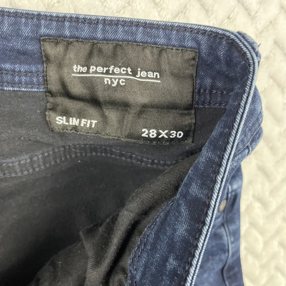 The Perfect Jean NYC Jeans Mens 28x30 Blue Slim Fit Stretch‎ Premium Denim